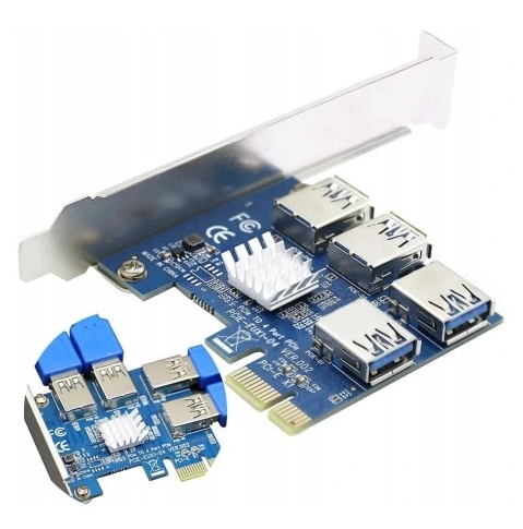 ROZDZIELACZ ADAPTER PORTU PCI-E RISER SPLITTER