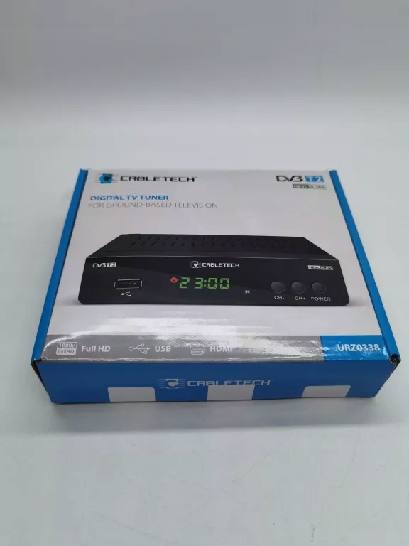 DEKODER DVBT2 CABLETECH URZ0338 PUDEŁKO