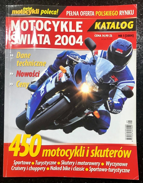 Katalog motocykli z 2004r 450 motocykli i skuterów