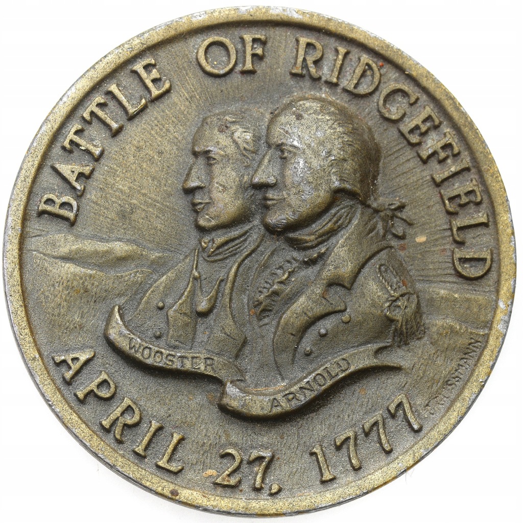 Battle of Ridgefield. Medal 1977
