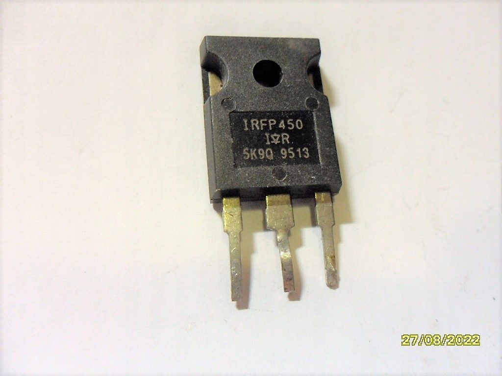 Tranzystor IRFP450 N-MOSFET 14A 500V 180W TO247 - 12603846700 ...