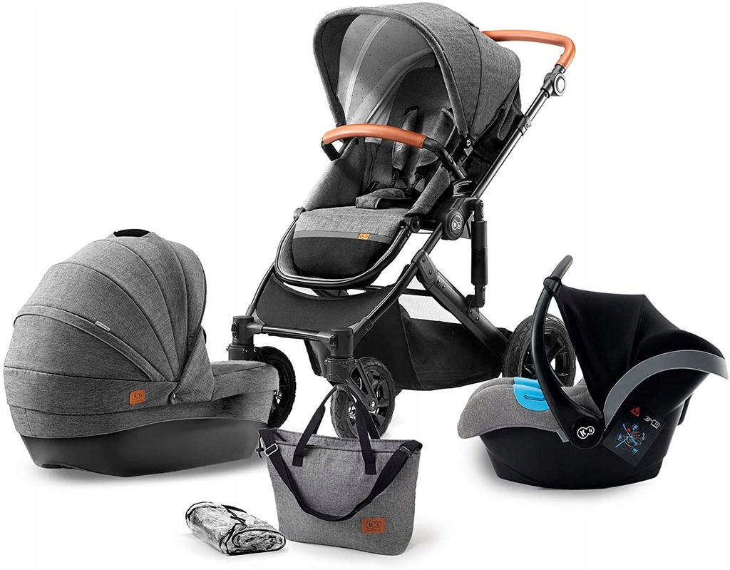 KINDERKRAFT PRIME WÓZEK GŁĘBOKOSPACEROWY 3w1 11247549737 oficjalne