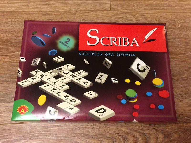 Gra słowna SCRIBA (dwa warianty) w idealnym stanie