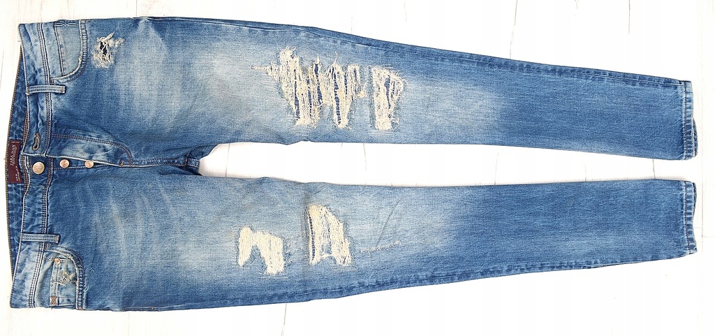 ZARA MAN SPODNIE JEANS 34/34 PAS 86 CM