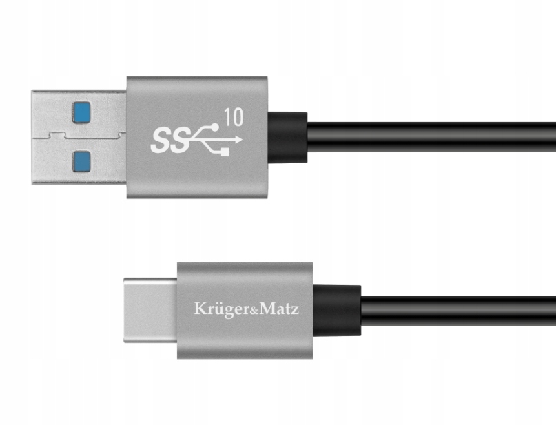 Kabel USB - USB typu C (USB-C) 10Gbps 1m Kruger&Matz Basic