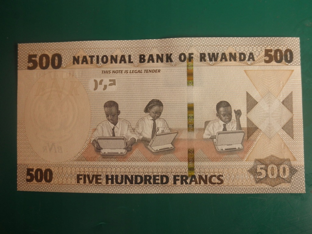 RWANDA - - 500 FRANCS - 2019 ROK UNC