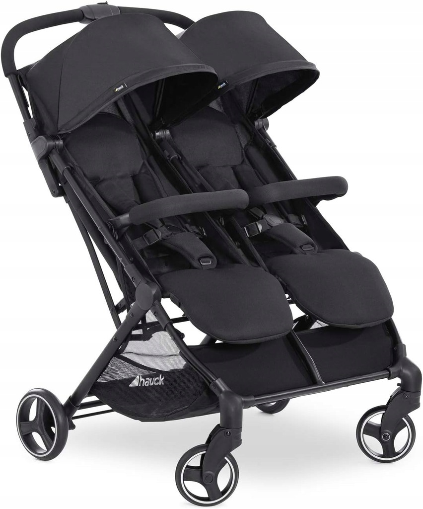 HAUCK SWIFT X DUO WÓZEK SPACEROWY BLIŹNIACZY BLACK