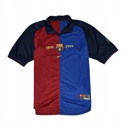 NIKE FC BARCELONA 1899-1999 FOOTBALL JERSEY XL - 13129403113