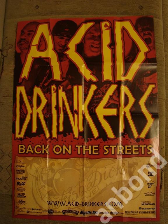 Plakat ACID DRINKERS + dodatki