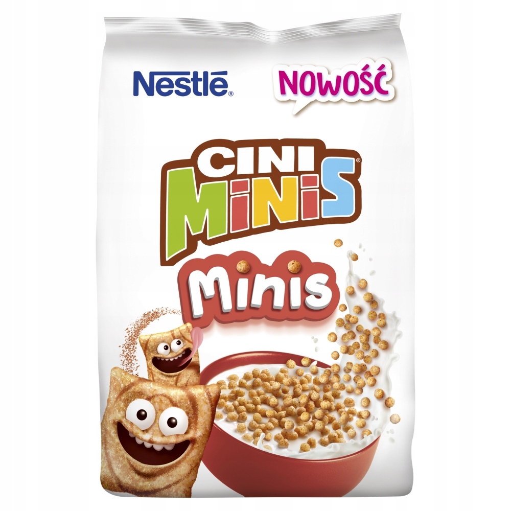 Nestlé Cini Minis Minis Zbożowe kuleczki o smaku cynamonowym 400 g