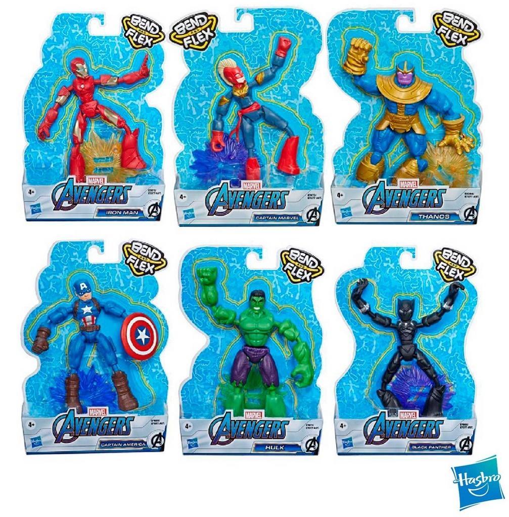 AVENGERS BEND AND FLEX, HASBRO