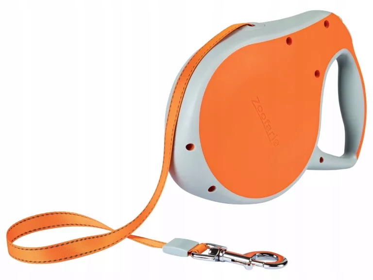 ZOOFARI SMYCZ AUTOMATYCZNA 10 METRÓW POMARAŃCZOWA