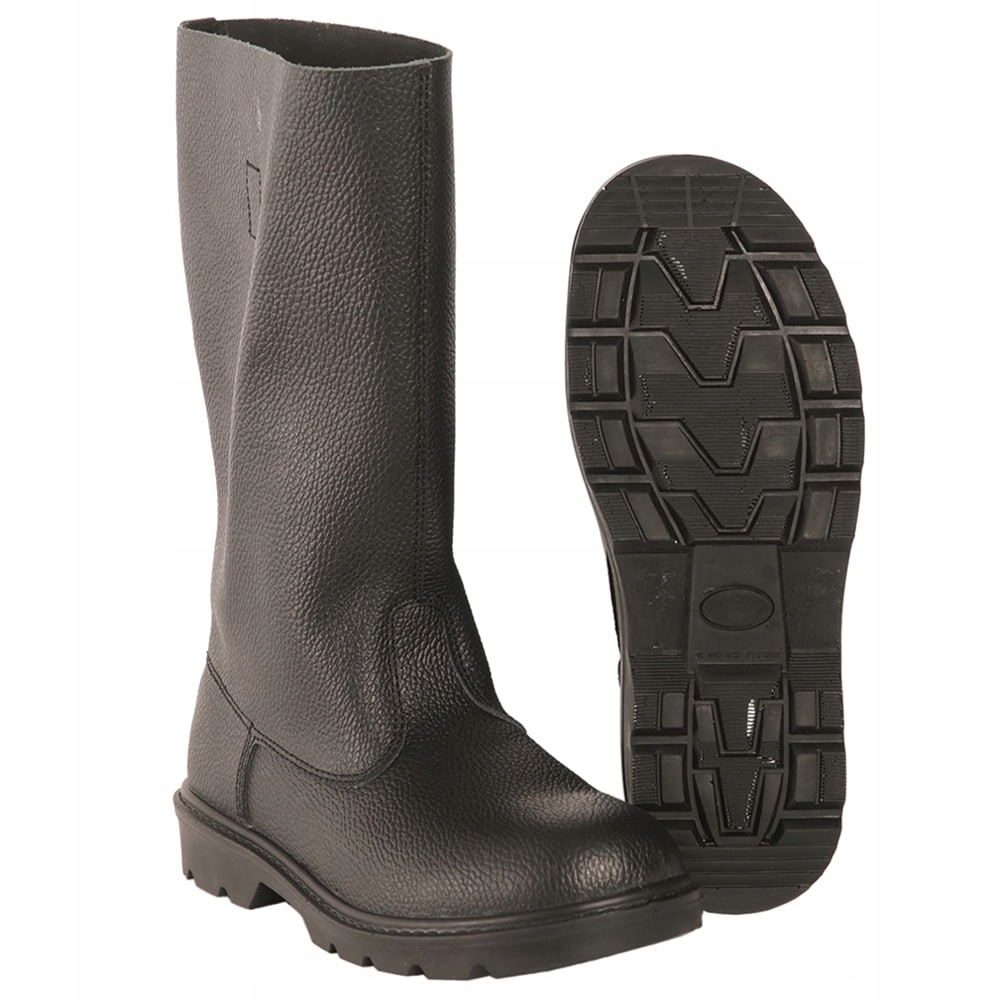 Buty Mil-Tec Skórzane Wojskowe Leather Jack Boots - Czarne 41