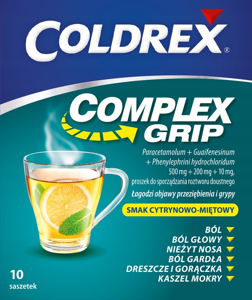 Coldrex Complex Grip Saszetki - 10 szt