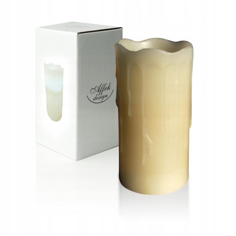 świeca ledowa 7,5x15cm | 6001YB-15