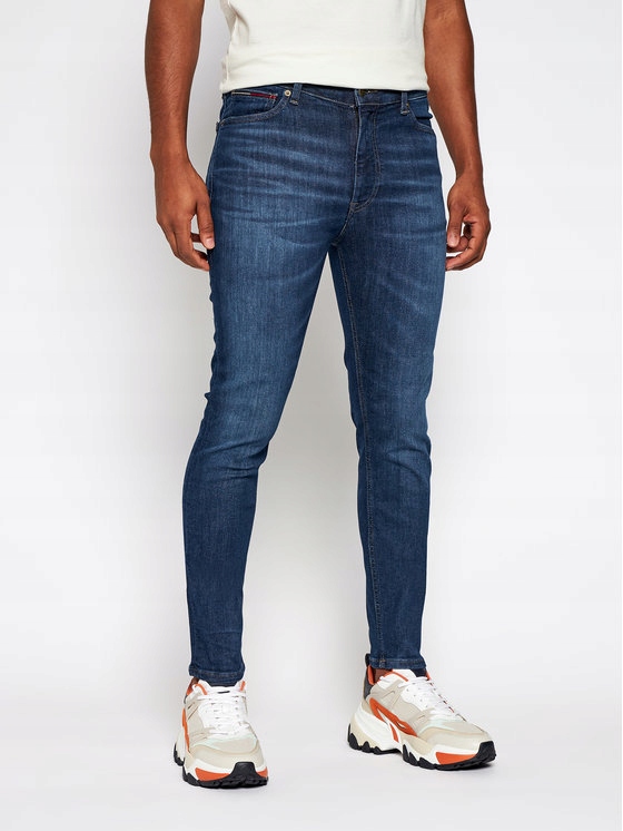 TOMMY HILFIGER JEANS SPODNIE JEANSOWE MĘSKIE 33/34