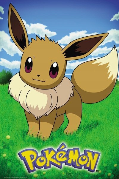 Pokemony Eevee - plakat 61x91,5 cm _______________