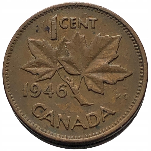 53321. Kanada - 1 cent - 1946r.