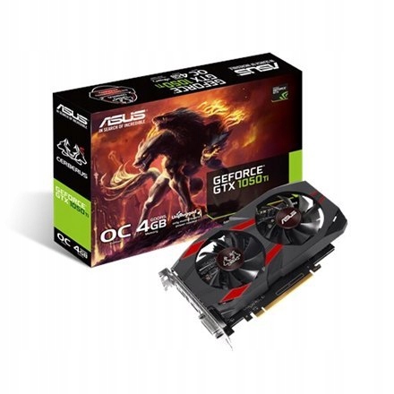 Asus Cerberus NVIDIA, 4 GB, GeForce GTX 1050 Ti, G