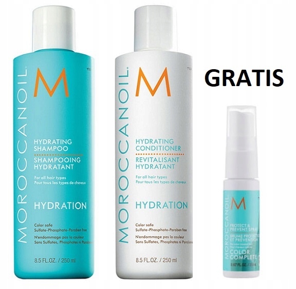 Moroccanoil Hydration szampon+odżywka+gratis