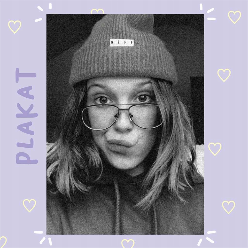 Plakat Millie Bobby Brown Selfie A4