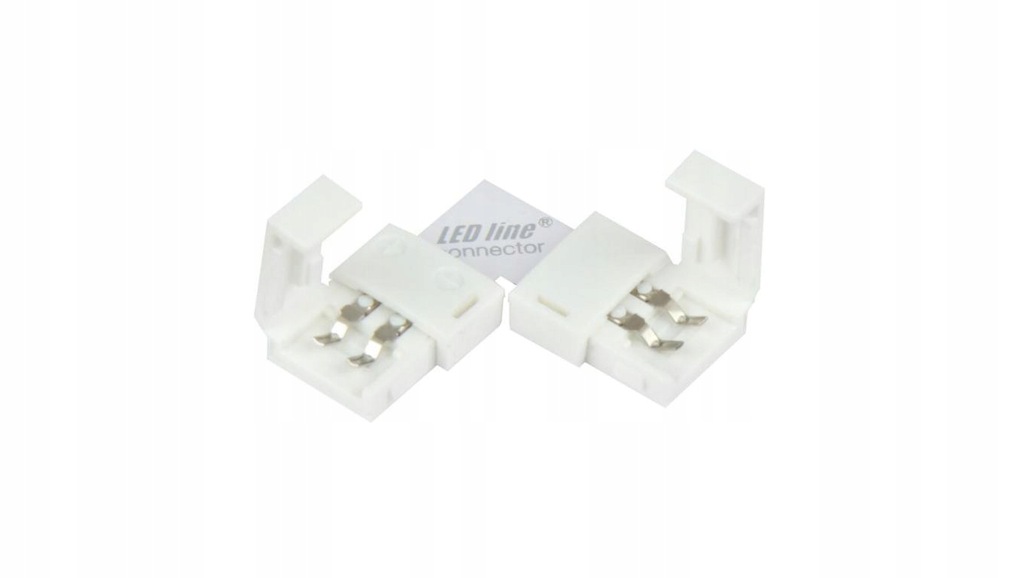 LED line łącznik do taśm LED CLICK CONNECTOR kątowy 8 mm 2 PIN Typ L