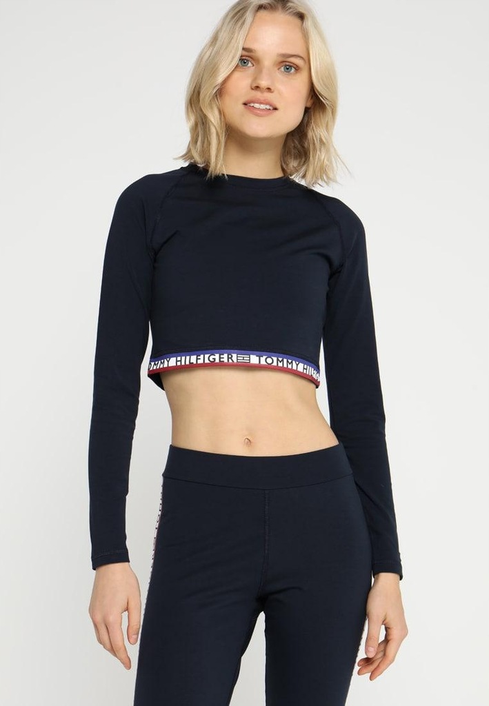 AG L276 TOMMY HILFIGER crop top logo M Z02