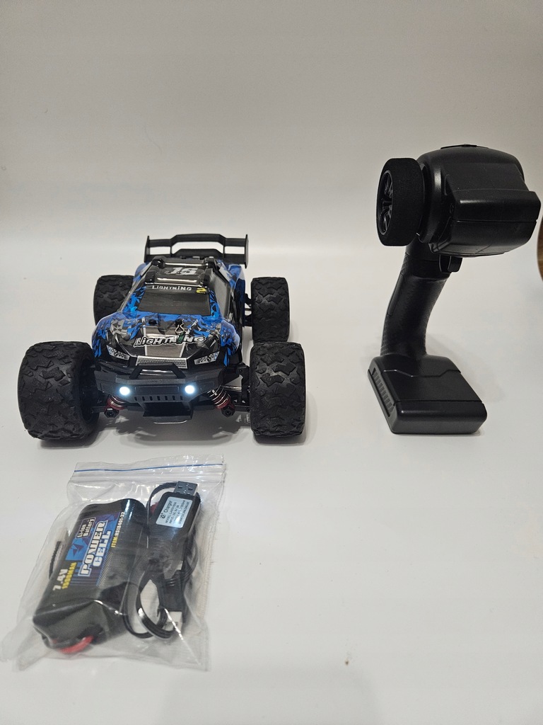 アウトレット福袋 4WD 1:18 sterowany Zdalnie 2.4GHz Hospeed - niebieski フェイスクリーム
