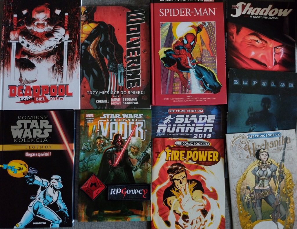KOMIKSY - Deadpool, Spider-man, Star Wars i inne