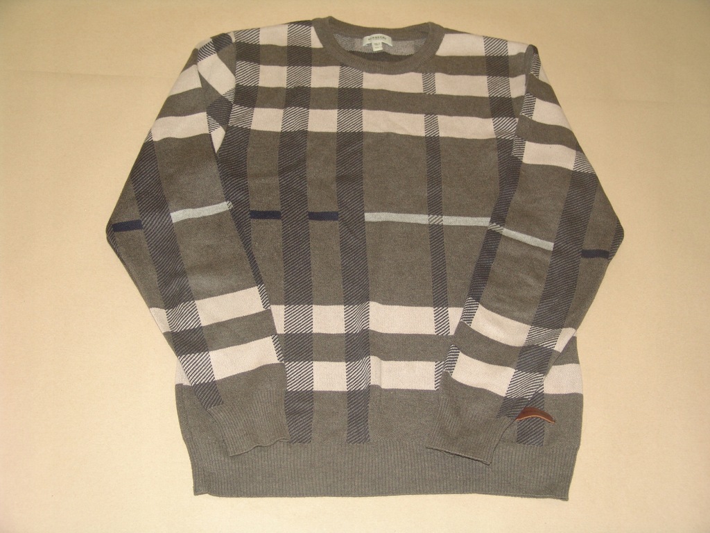 Tanio,piękny,oryginalny sweter BURBERRY r.XL jak L