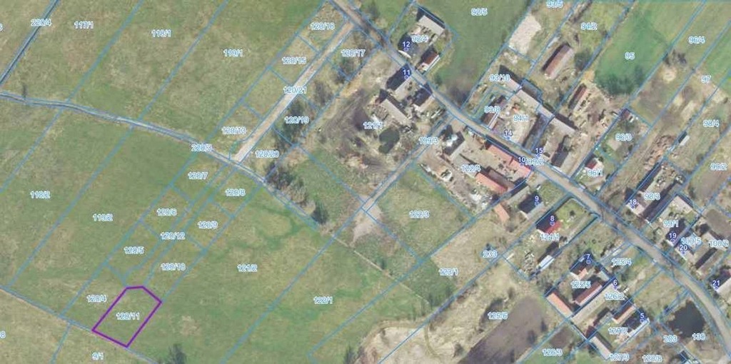 Działka, Dobrzyń, Gubin (gm.), 1329 m²