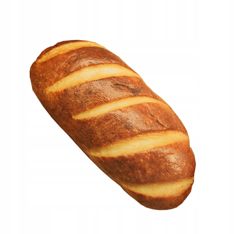 DUŻY BOCHEN CHLEBA PLUSZOWY CHLEB PRZYTULANKA 80CM