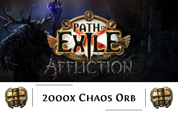 Path of Exile PoE Liga Affliction SC 2000x Chaos Orb [PC]