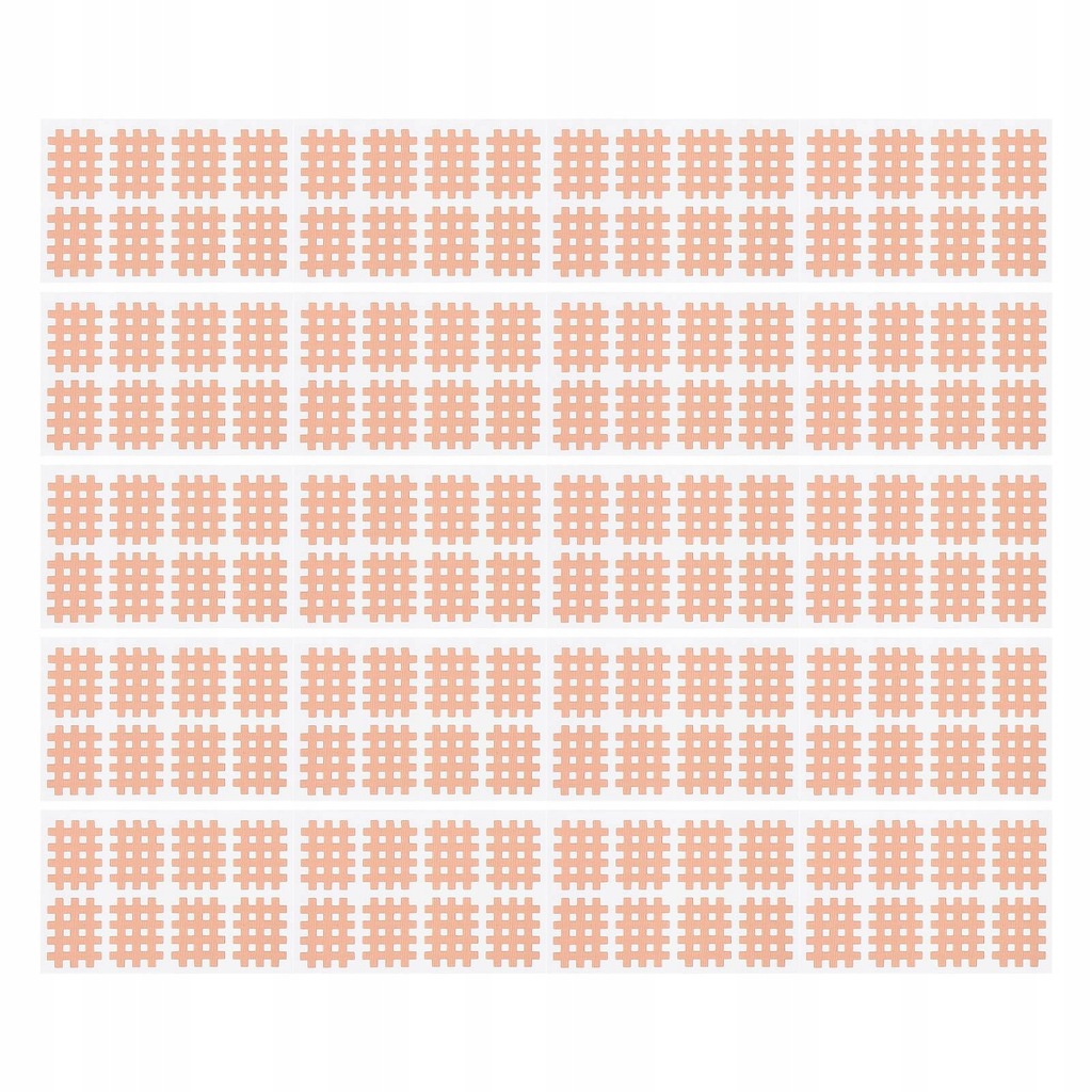 ZESTAW TAPE PLASTRY KRZYŻOWE 20SZT KOLOR SKÓRY