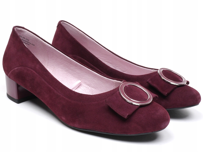 Eleganckie czółenka Caprice 22302-25 wine - 38,5 r