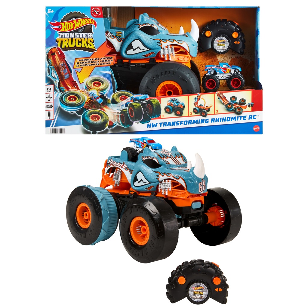 Hot Wheels Monster Trucks RHINOMITE RC HPK27