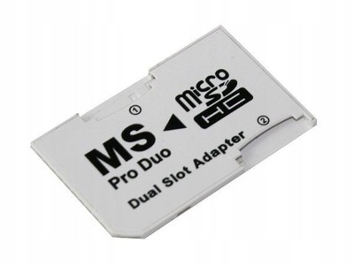 ADAPTER DUAL MICRO SD MS STICK PRO DUO DWIE KARTY