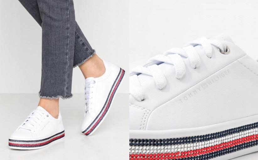 A0R176*TOMMY HILFIGER TOMMY JEWELED SNEAKER 36 A01