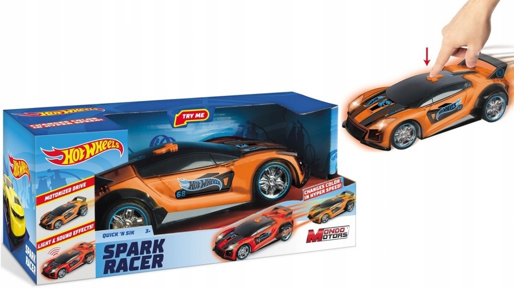 MONDO HOT WHEELS L&amp;S SPARK QUICK NSIK 3+