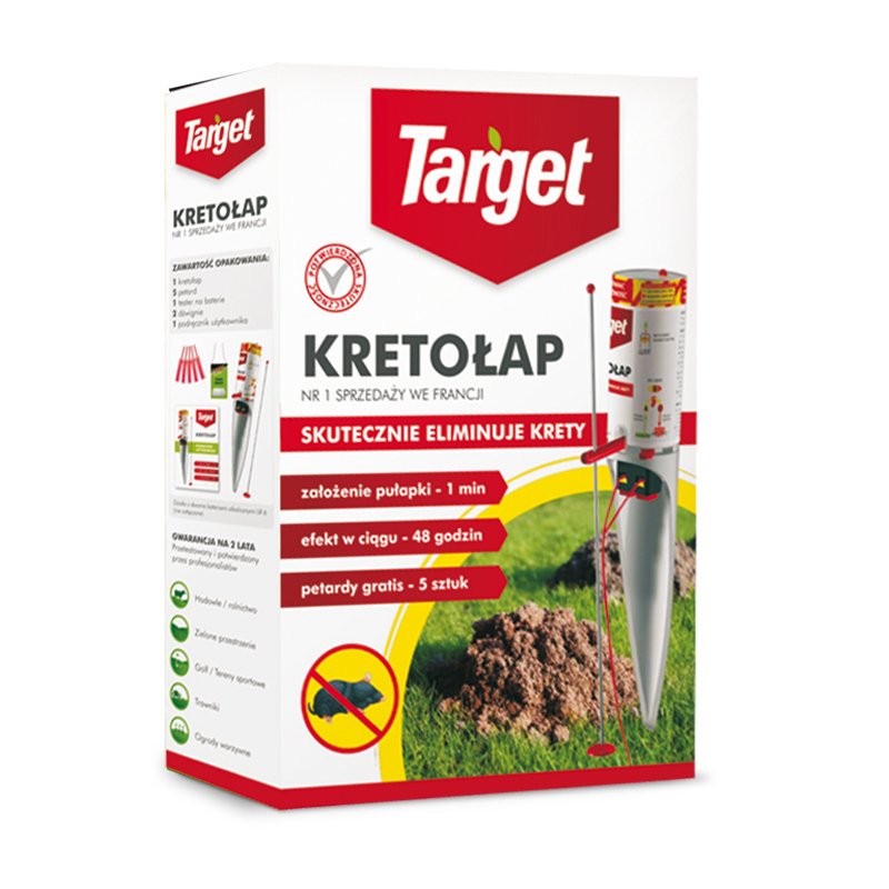 Kretołap pułapka na kreta pirotechniczna Target