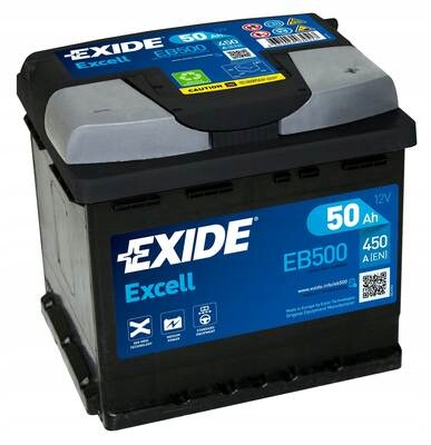 Akumulator EXIDE Excell 12V 50Ah 450A EB500