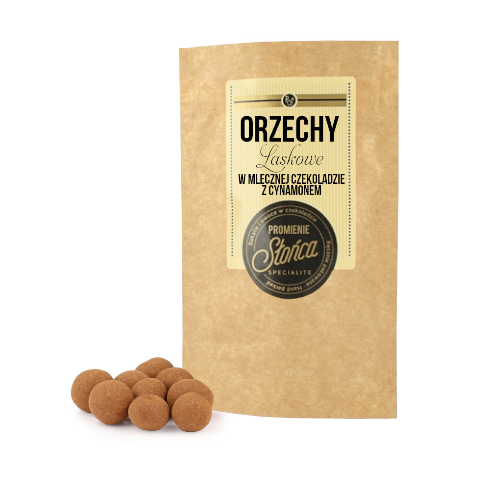 Orzechy laskowe w mlecznej czekoladzie z cyn. 500g