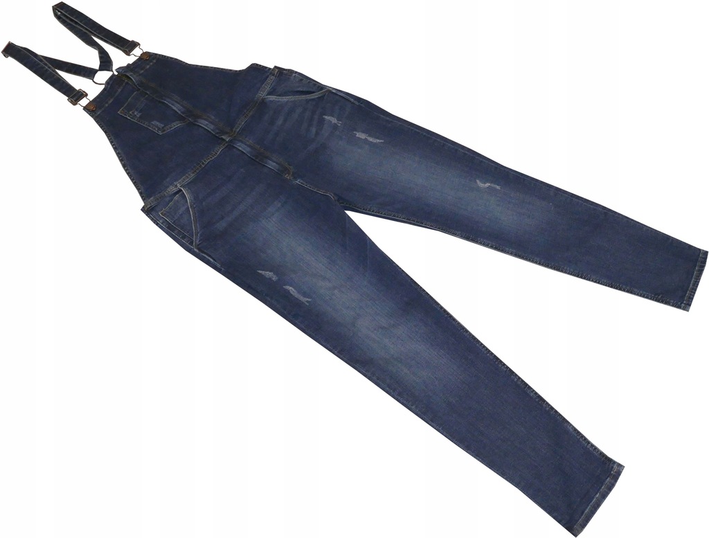 ESPRIT_40_Spodnie JEANS rurki OGRODNICZKI 065