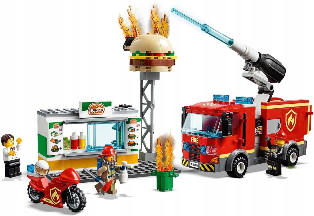 Купить LEGO CITY: Спасение из горящего бара (60214): отзывы, фото, характеристики в интерне-магазине Aredi.ru