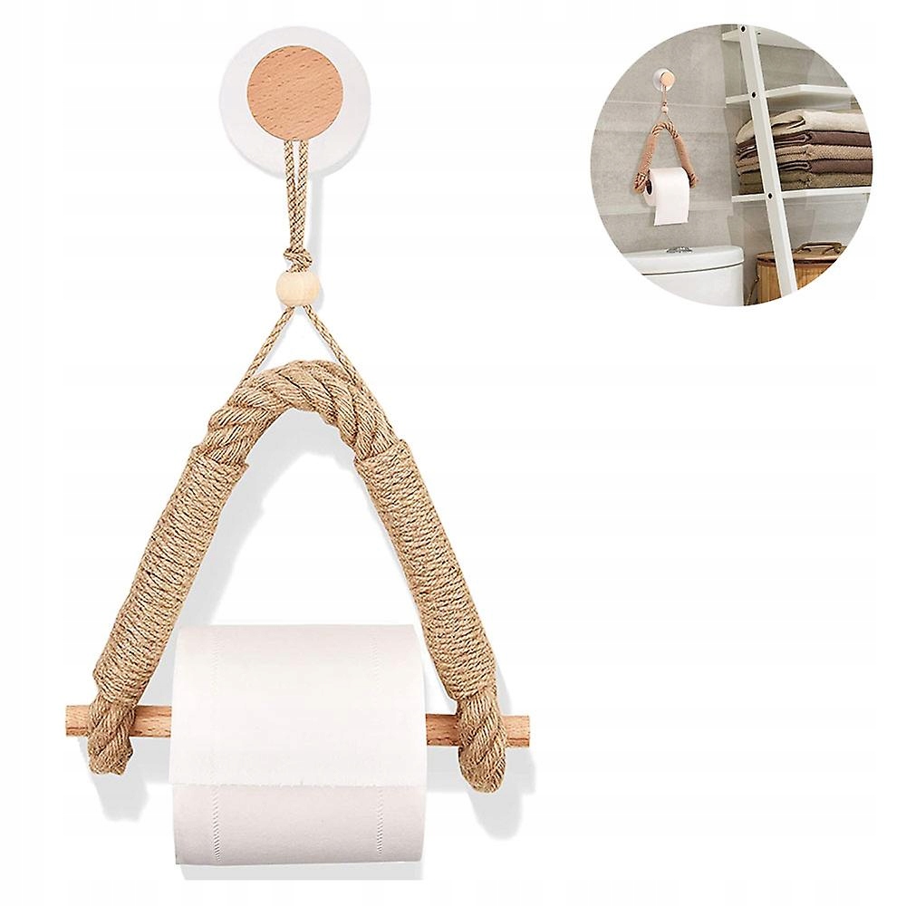 Home Toilet Roll Holder Creative Wood Roll Holder 12784671132