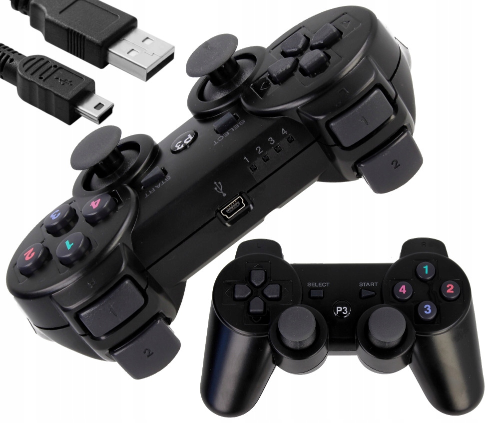 PAD KONTROLER DO KONSOLI PS3 PRZEWODOWY DUAL Z472