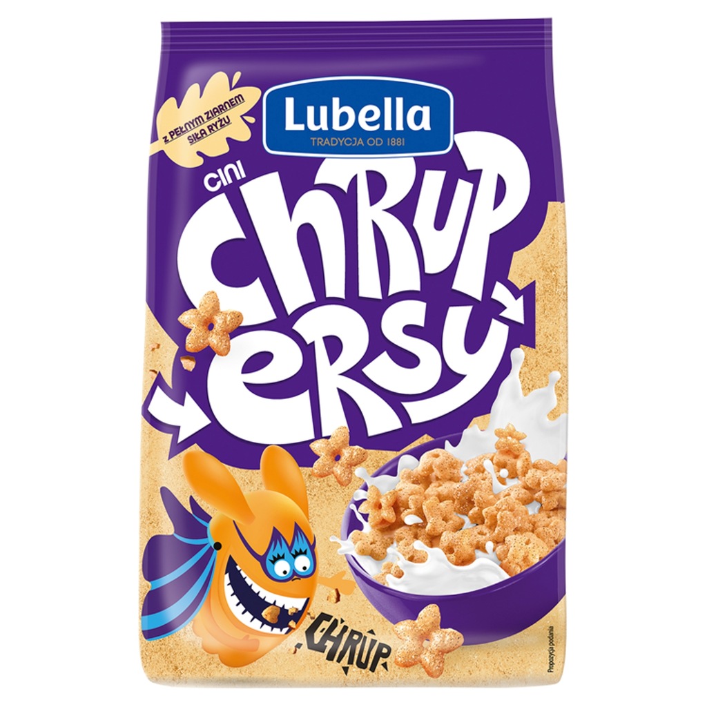 Lubella Chrupersy gwiazdki cynamonowe Płatki 400g