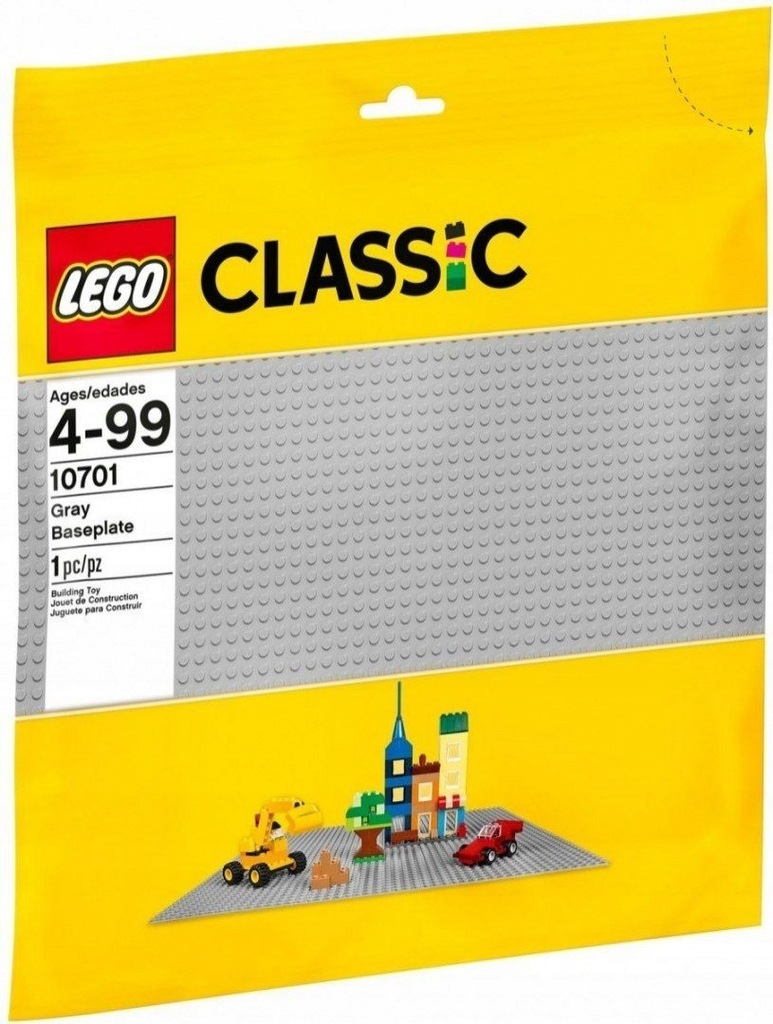 LEGO CLASSIC 10701 SZARA PŁYTKA KONSTRUKCYJNA