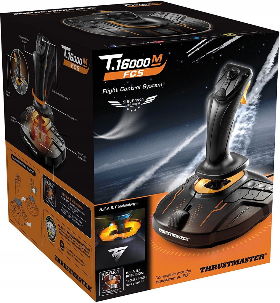 Купить Джойстик Thrustmaster T16000M FCS Aviation для ПК: отзывы, фото, характеристики в интерне-магазине Aredi.ru