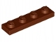 LEGO 3710 reddish brown 20 sztuk kg 1 x 4